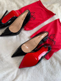 Red and Black Heels