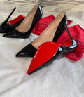 Red and Black Heels