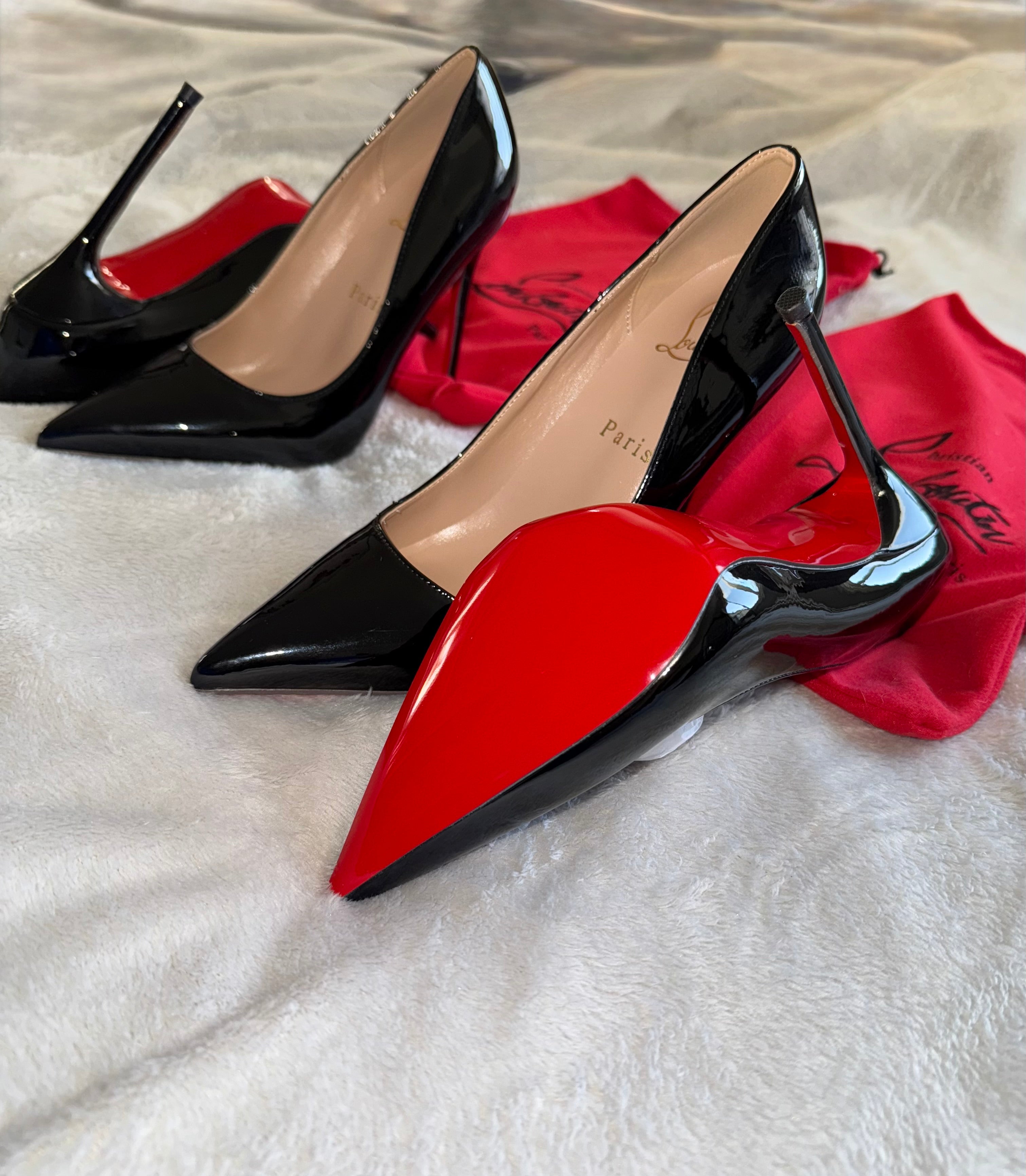 Red and Black Heels