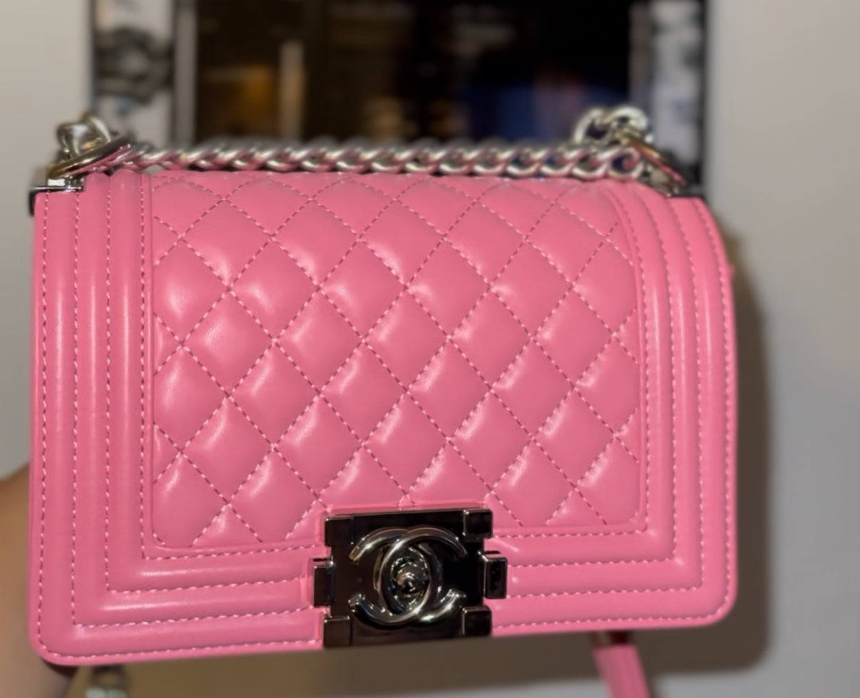 CC Boy Pink Purse Medium